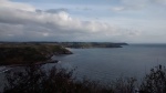 View from cliff over to Caswell